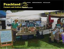 Tablet Screenshot of peachlandfarmersandcraftersmarket.ca
